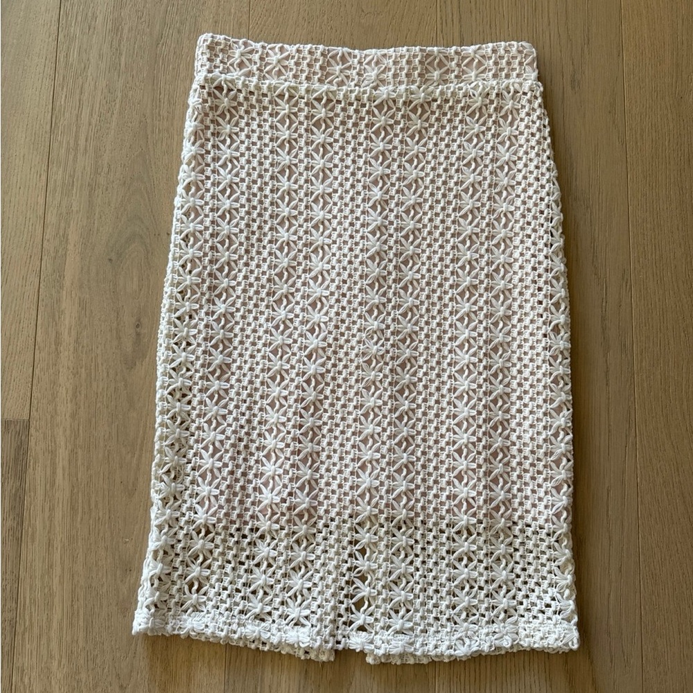 Free People Crochet Midi Pencil Skirt - womens clothing